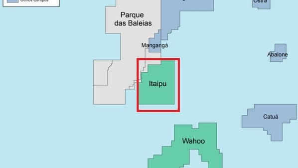 Antiga PetroRio já era dona de 60% do Campo de Itaipu. A região é vizinha das áreas de produção denominadas Parque das Baleias (da Petrobras) e Parque das Conchas (Shell), na área de pré-sal da Bacia de Campos