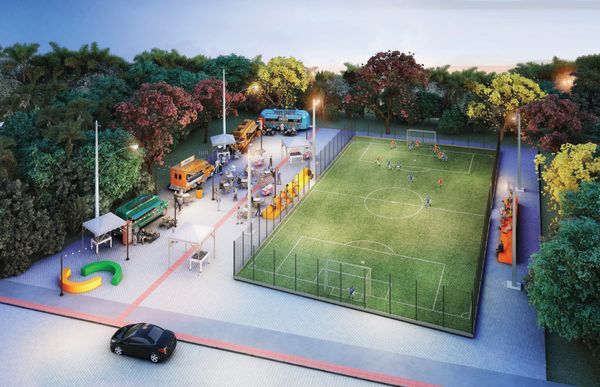 O Bella Viana Park II conta com lotes a partir de 300 metros quadrados e será entregue com infraestrutura completa. por Lotes CBL/Divulgação