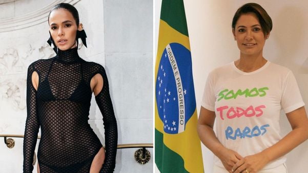 Bruna Marquezine teve look criticado por Michelle Bolsonaro