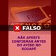 Imagem - É falso que eleitor perderá voto se apertar "confirmar" enquanto urna exibe aviso