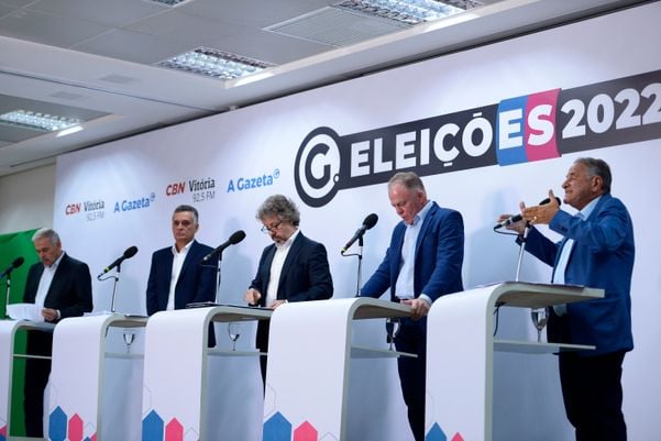 Debate CBN A Gazeta com os candidatos ao Governo de ES