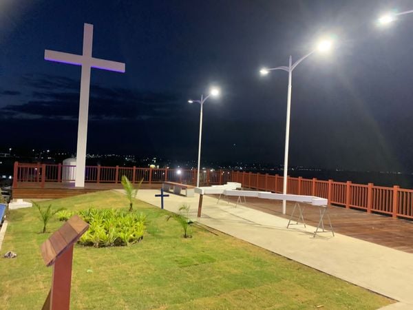 Ponta da Fruta ganha mirante com deque na Igreja Nossa Senhora dos Navegantes por Divulgação/PMVV