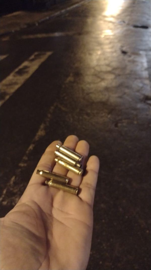 Criminosos atiraram contra viaturas e invadiram bancos em Santa Leopoldina por Foto leitor