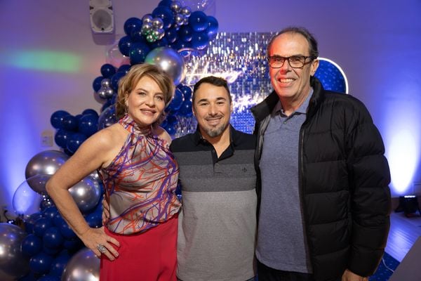 Luciana Júdice, Marcelo Torres e Rodrigo Dessaune