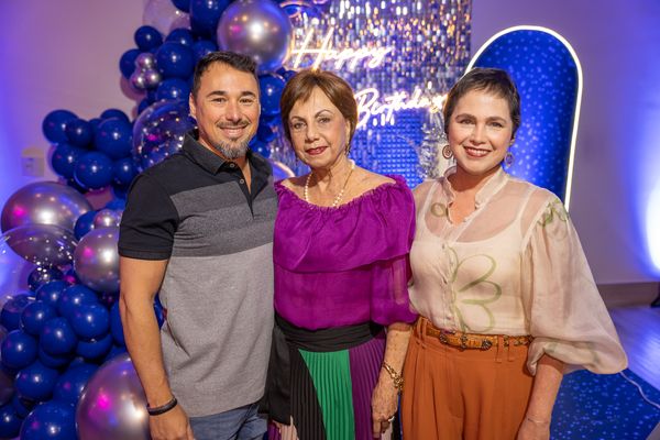 Marcelo, Alzira e Claudia Torres