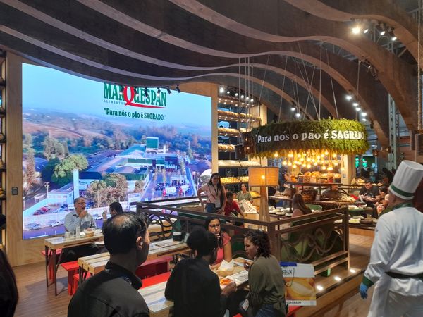 Estande da Maquespan, um dos premiados na edição deste ano da feira