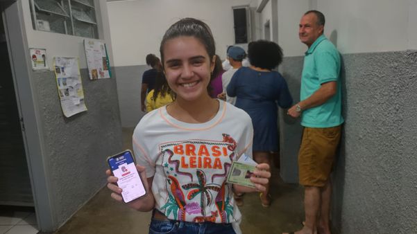 Sofia Ferrari, 18, é estudante e votou pela primeira vez