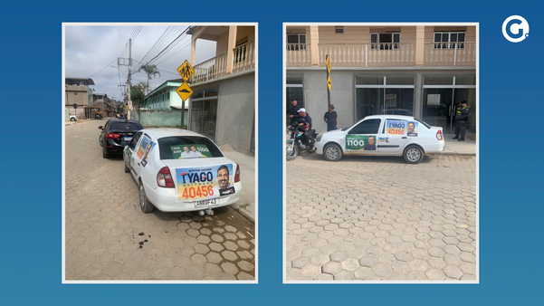 Polícia registra ocorrência de crime eleitoral em carro em Ibatiba