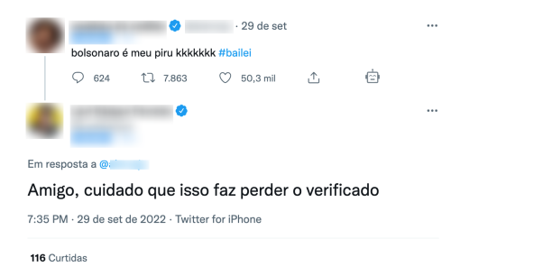 Vini Jr não criticou Bolsonaro no Twitter; postagem é de outro usuário