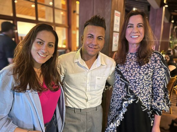Carol Veiga, Yuri Braian e Luciana Almeida