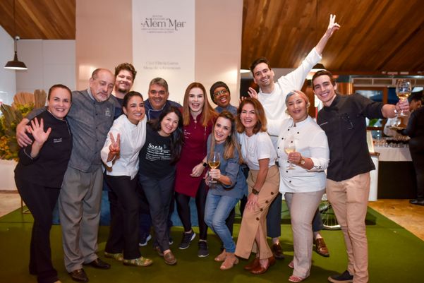 Os chefs do jantar solidário Além Mar