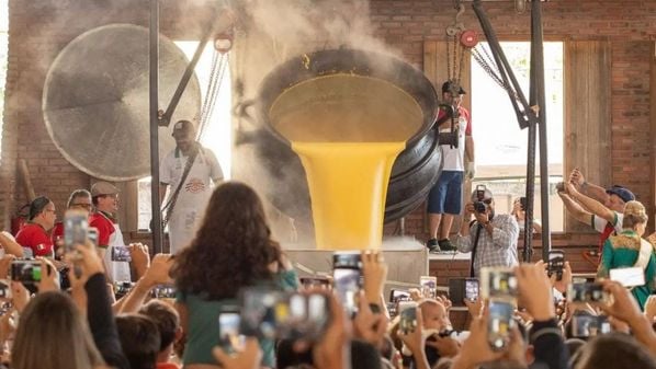 Atração principal da Festa da Polenta será apresentada em versão pocket no evento sábado (16), com direito a 150kg da iguaria, coral italiano e carrinho de polenta