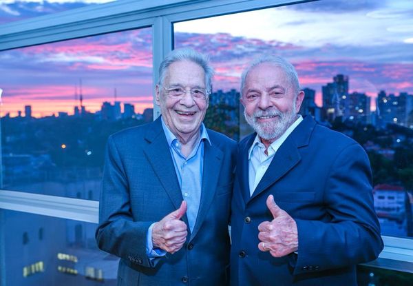 Lula e Fernando Henrique Cardoso