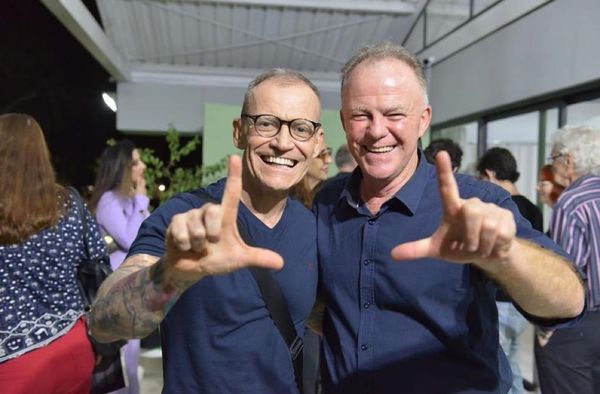 O senador Fabiano Contarato e o governador Renato Casagrande