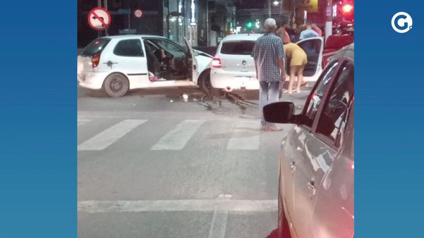 No bairro Araçá um homem e uma mulher ficaram feridos 