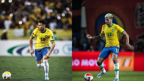 Gabriel Martinelli joga no Arsenal e Bruno Guimarães atua pelo Newcastle