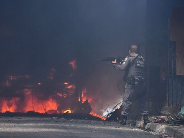 Ação da polícia no bairro Consolação. Foto: Fernando Madeira por Fernando Madeira