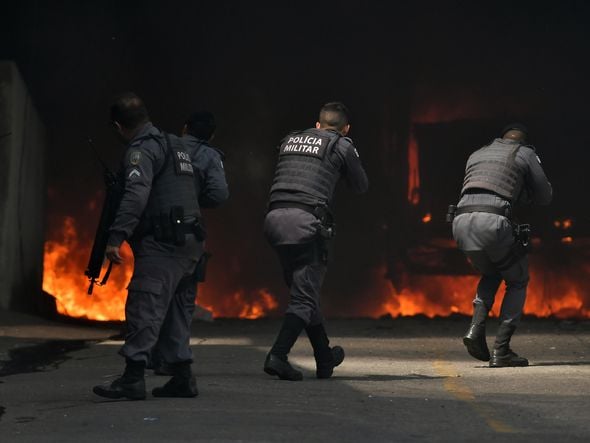 Ação da polícia no bairro Consolação. Foto: Fernando Madeira por Fernando Madeira