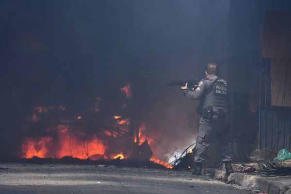 Ação da polícia no bairro Consolação. Foto: Fernando Madeira por Fernando Madeira