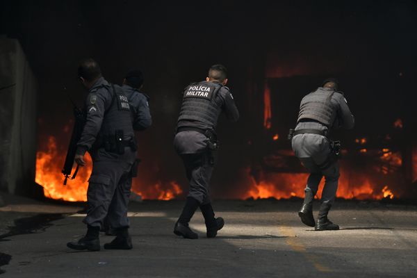 Ação da polícia no bairro Consolação. Foto: Fernando Madeira por Fernando Madeira