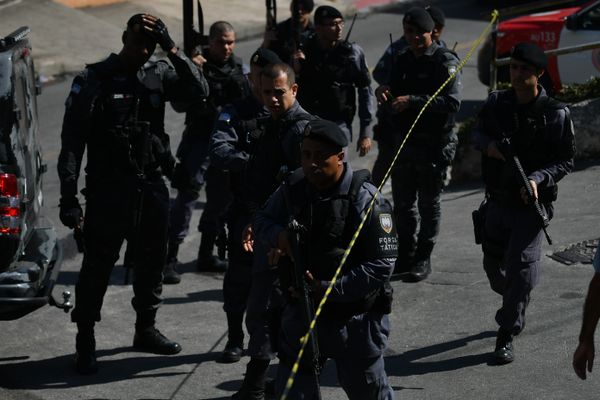 Ação da polícia no bairro Consolação. Foto: Fernando Madeira por Fernando Madeira