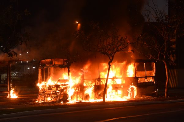 Incêndio em ônibus