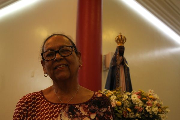 Maria Aparecida hoje é catequista e recorre diariamente à Santa