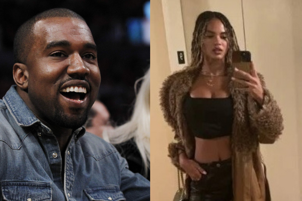 O rapper Kanye West a modelo brasileira Juliana Nalú estão namorando