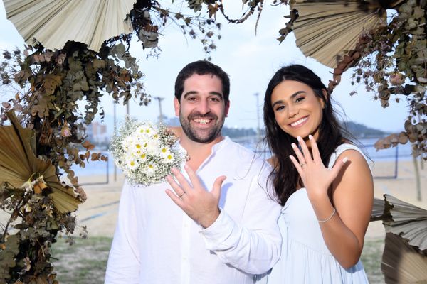 Tamara Raizer e Artur Novaes