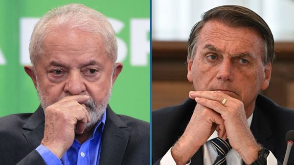Candidatos à Presidência: Lula e Bolsonaro