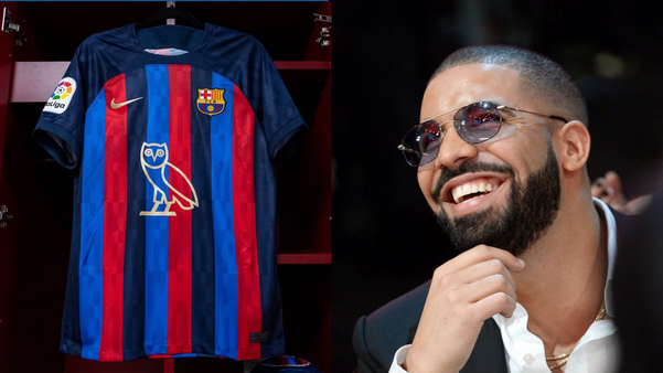 Barcelona é patrocinado pelo Spotify, onde Drake alcançou 50 bilhões de streamings
