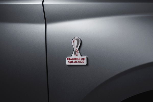 Emblema do torneio nos para-lamas dianteiros por Hyundai/Divulgação