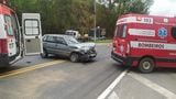 Duas pessoas ficam feridas após dois carros colidirem em Conceição do Castelo(Divulgação \ Corpo de Bombeiros)