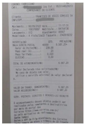 Passando a Limpo: Distribuição de material de campanha por Correios é regular, ao contrário do que diz homem em vídeo