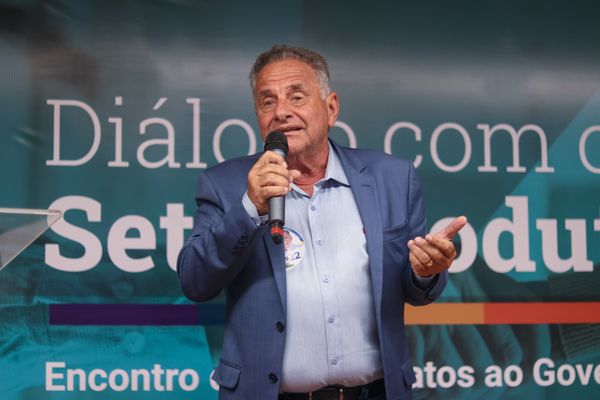 Carlos Manato no evento Diálogo com o Setor Produtivo