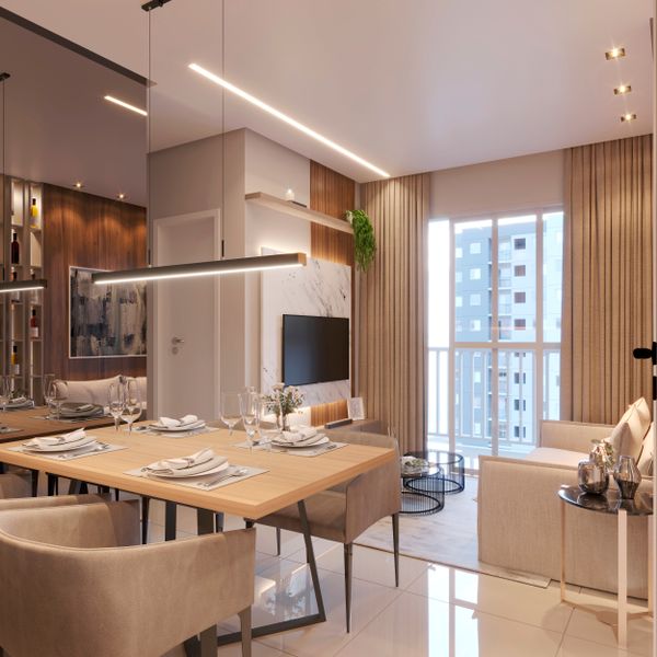 Perspectivas do Quattro Residencial Clube  por Monopoly/Divulgação