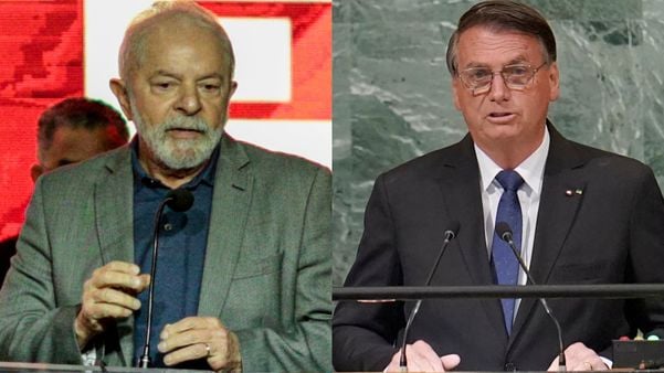 Lula e Bolsonaro, candidatos à Presidência nas eleições de 2022