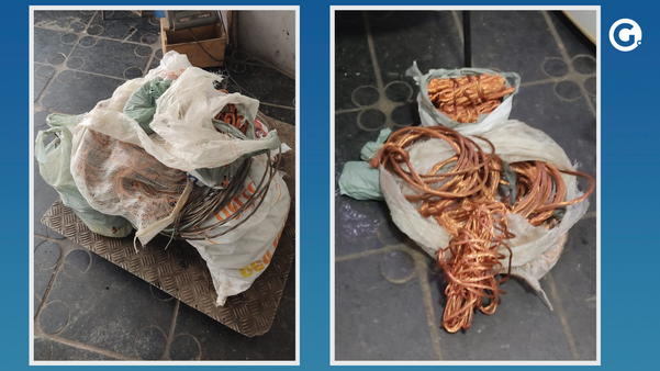 47 kg de fios de cobre foram apreendidos em ferro-velho na Serra