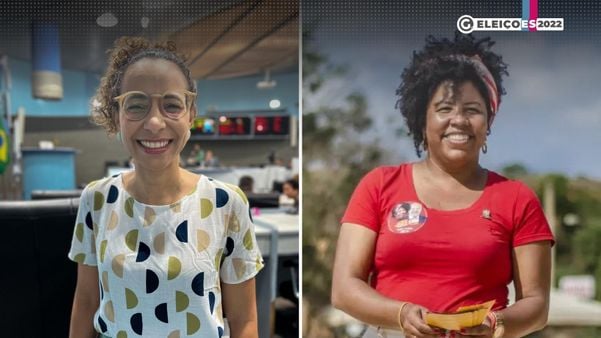 Camila Valadão (PSOL), eleita deputada estadual, e Jack Rocha, primeira mulher negra eleita deputada federal pelo ES
