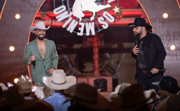 A dupla do 'agronejo', Léo e Raphael