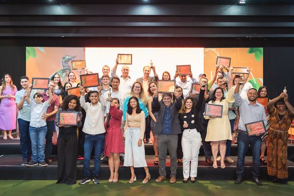 Vencedores da noite do Prêmio Biguá Sustentabilidade 2022