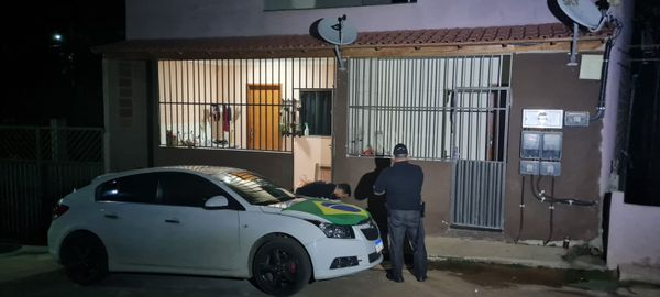 Casa onde ocorreu o crime em Santa Maria de Jetibá, nesta sexta-feira (21)