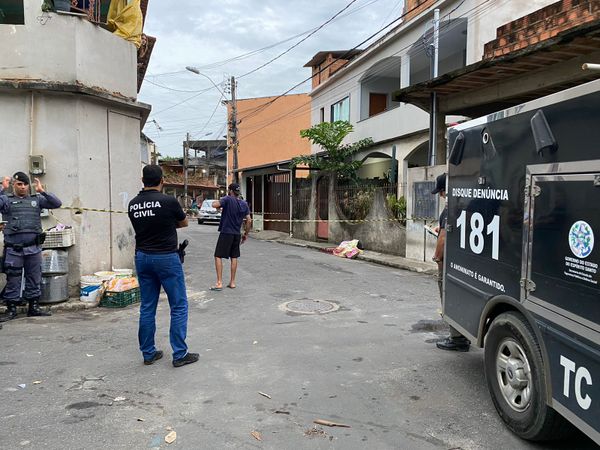 Homem foi morto a tiros na Rua Antônio Inácio Rodrigues