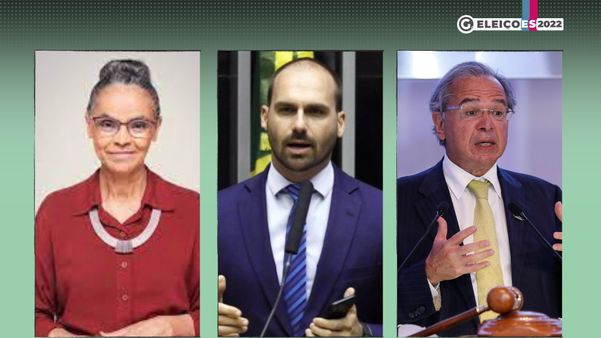 Marina Silva, Eduardo Bolsonaro e Paulo Guedes visitam o ES nesta semana