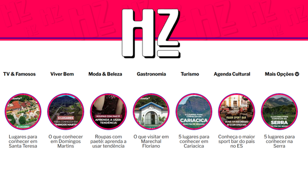 HZ, portal de entretenimento de A Gazeta, completa um ano nesta quarta-feira (24)