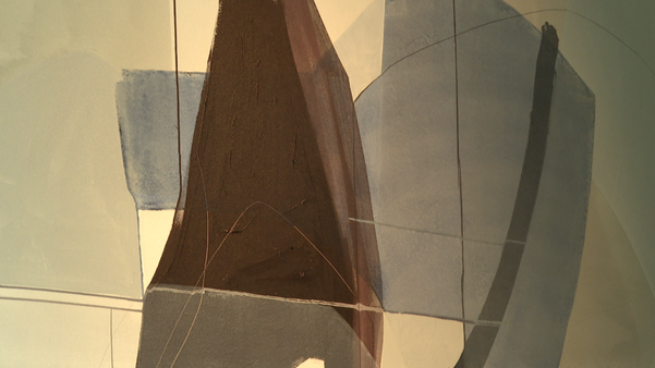 Os quadros são do artista plástico cachoeirense Moacyr Travaglia por Carlos Barros