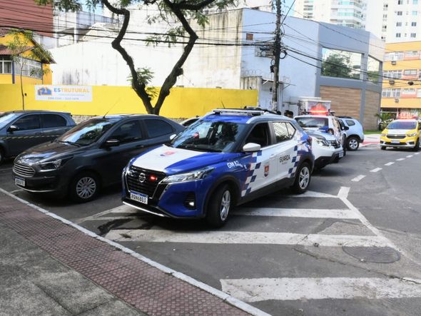Área isolada perto da Praça do Cauê, em Vitória por Leitor | A Gazeta