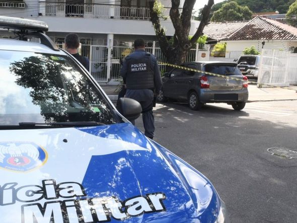 Área isolada perto da Praça do Cauê, em Vitória por Leitor | A Gazeta