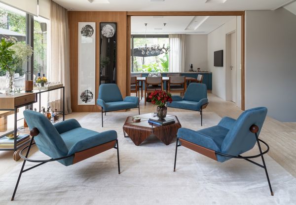 Projeto de decoração do escritório Macedo e Covolo Arquitetura por Evelyn Muller