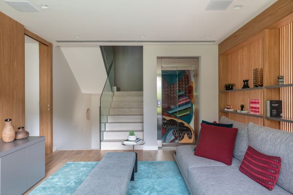 Projeto de decoração do escritório Macedo e Covolo Arquitetura por Evelyn Muller